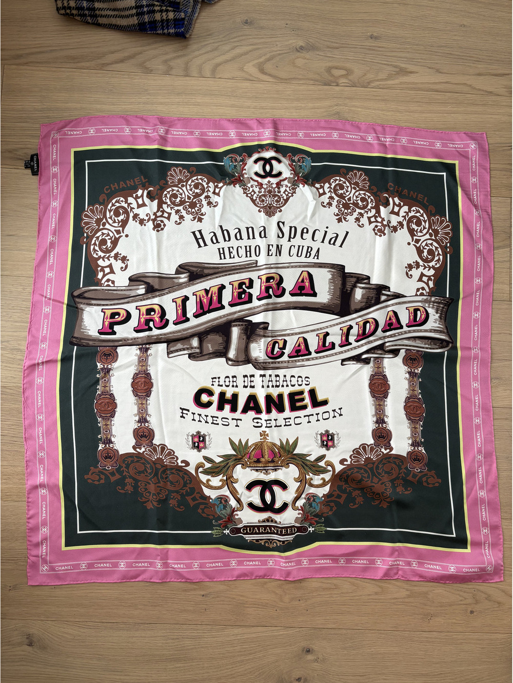 Chanel Paris Cuba Collection Silk Scarf